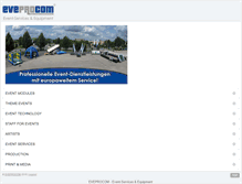 Tablet Screenshot of eveprocom.de